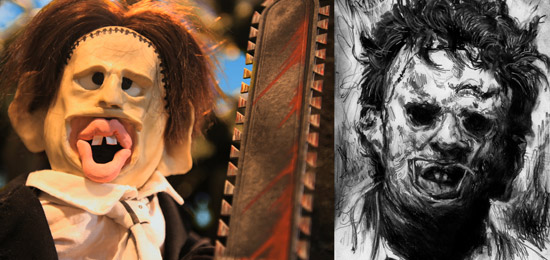 Rencontre de trois types : Leatherface Rencontre de trois types : Leatherface