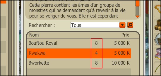 comment avoir butin 8 dofus