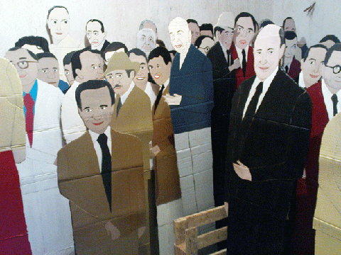 Guy Brunet Guy Brunet oeuvre représentant plusieurs personnages