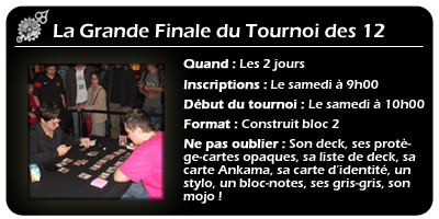 Bloc 1 - Finale T12