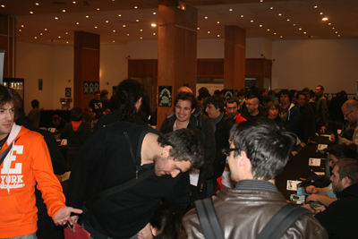 Arrivée joueurs
