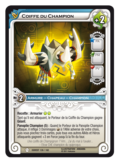 Coiffe du Champion