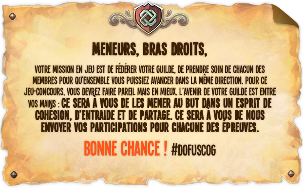 Guilde dans le film dofus Parchement.fr