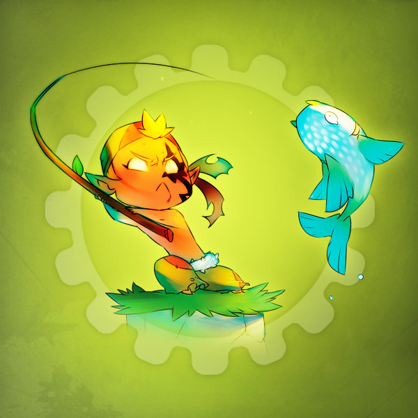 canne a peche wakfu